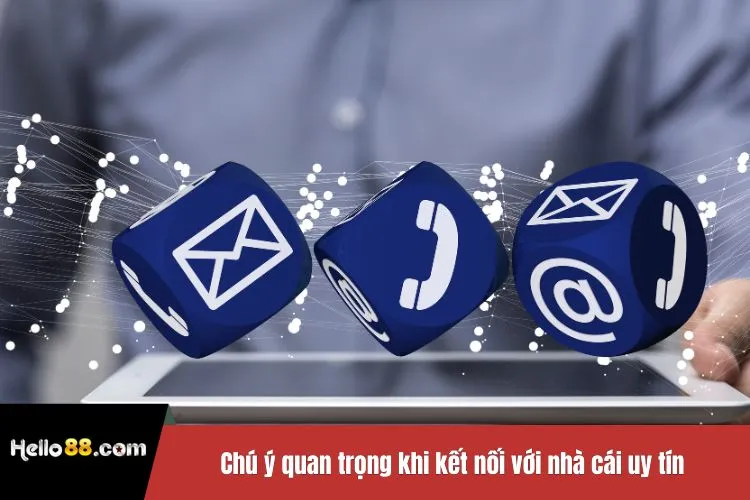 Chú ý quan trọng khi kết nối với nhà cái uy tín